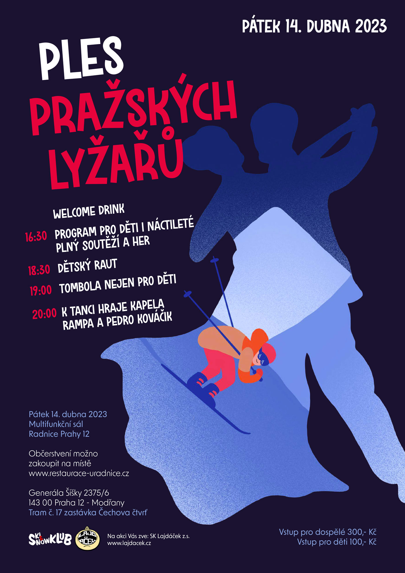 Ples Pražských lyžařů 2023